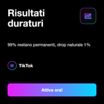 LIKE 100% REALI EU • Engagement naturale real view - Risultati duraturi: 99% restano permanenti, drop naturale 1%