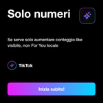 LIKE 100% REALI EU • Engagement naturale real view - Solo numeri: Se serve solo aumentare conteggio like visibile, non For You locale