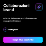 LIKE ITALIANI REALI • Organici e Attivi - Collaborazioni brand: Aziende italiane cercano influencer con engagement italiano