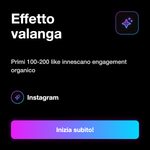 LIKE ITALIANI REALI • Organici e Attivi - Effetto valanga: Primi 100-200 like innescano engagement organico