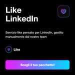 LIKE - Like LinkedIn: Servizio like pensato per LinkedIn, gestito manualmente dal nostro team