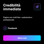LIKE/FOLLOWER ITALIANI • Only Page - Credibilità immediata: Pagina con molti like = autorevole e professionale