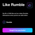 Like Rumble per video - Like Rumble