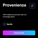 PLAY PLAYLIST ITALIANI - Provenienza: 100% italiani da account reali con cronologia attiva