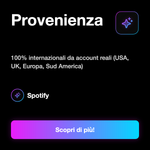 PLAY PLAYLIST INTERNAZIONALI - Provenienza: 100% internazionali da account reali (USA, UK, Europa, Sud America)