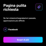 RECENSIONI PAGE INTERNAZIONALI • Economico - Pagina pulita richiesta: Se hai violazioni/segnalazioni passate, approvazione più difficile