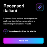 RECENSIONI GOOGLE ITALIANE • Account Reali - Recensori italiani: La lavorazione avviene tramite persone reali, non tramite bot, automatismi o sistemi di pubblicazione forzata