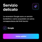 RECENSIONI GOOGLE ITALIANE • Account Reali - Servizio delicato: Le recensioni Google sono un servizio borderline e vanno acquistate con piena consapevolezza dei limiti tecnici