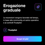 RECENSIONI TRUSTPILOT ITALIANE • Account Reali - Erogazione graduale: Le recensioni vengono lavorate nel tempo, in base alla community, al carico operativo e ai controlli Trustpilot