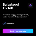 Salvataggi TikTok 💾 • TikTok Save - Salvataggi TikTok: Servizio salvataggi pensato per TikTok, gestito manualmente dal nostro team