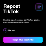 TIKTOK SHARE - Repost TikTok: Servizio repost pensato per TikTok, gestito manualmente dal nostro team