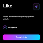 VISUALIZZAZIONI + RETENTION 
 • Post, Video e Reel - Like: Italiani e internazionali per engagement visibile
