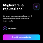 VISUALIZZAZIONI - Migliorare la reputazione: Un video con molte visualizzazioni è percepito come più autorevole e interessante