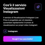 VISUALIZZAZIONI INSTAGRAM • Economiche - Cos’è il servizio Visualizzazioni Instagram: Il servizio di Visualizzazioni Instagram Low Price è progettato per chi desidera aumentare rapidamente il numero di visualizzazioni sui propri video Instagram