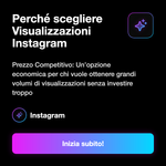 VISUALIZZAZIONI INSTAGRAM • Economiche - Perché scegliere Visualizzazioni Instagram: Prezzo Competitivo: Un’opzione economica per chi vuole ottenere grandi volumi di visualizzazioni senza investire troppo