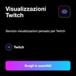 TWITCH LIVE VIEWS - Visualizzazioni Twitch: Servizio visualizzazioni pensato per Twitch