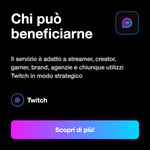TWITCH LIVE VIEWS - Chi può beneficiarne: Il servizio è adatto a streamer, creator, gamer, brand, agenzie e chiunque utilizzi Twitch in modo strategico
