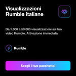 Visualizzazioni Rumble italiane - Visualizzazioni Rumble italiane