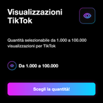 TIKTOK SPAIN VIEWS - Visualizzazioni TikTok: Quantità selezionabile da 1.000 a 100.000 visualizzazioni per TikTok. Il servizio utilizza esclusivamente utenti spagnoli reali e attivi. Non vengono impiegati bot né sistemi automatizzati