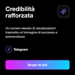VISUALIZZAZIONI AUTOMATICHE - Credibilità rafforzata: Un numero elevato di visualizzazioni trasmette un’immagine di successo e autorevolezza