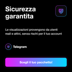 VISUALIZZAZIONI AUTOMATICHE - Sicurezza garantita: Le visualizzazioni provengono da utenti reali e attivi, senza rischi per il tuo account