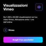 Visualizzazioni Vimeo internazionali - Visualizzazioni Vimeo
