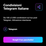 Condivisioni Telegram italiane - Condivisioni Telegram Italiane