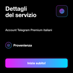 Condivisioni Telegram italiane - Dettagli del servizio