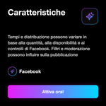 Commenti Facebook India 🇮🇳 • Engagement Post - Caratteristiche: Tempi e distribuzione possono variare in base alla quantità, alla disponibilità e ai controlli di Facebook. Filtri e moderazione possono influire sulla pubblicazione