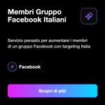 Membri Gruppo Facebook Italiani 🇮🇹 • Crescita Community - Membri Gruppo Facebook Italiani: Servizio pensato per aumentare i membri di un gruppo Facebook con targeting Italia