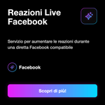 Reazioni Live Facebook ❤️🔴 • Live Stream Reactions - Reazioni Live Facebook ️: Servizio per aumentare le reazioni durante una diretta Facebook compatibile