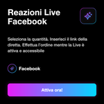 Reazioni Live Facebook ❤️🔴 • Live Stream Reactions - Reazioni Live Facebook ️: Seleziona la quantità. Inserisci il link della diretta. Effettua l’ordine mentre la Live è attiva e accessibile