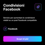 Condivisioni Facebook 🔁 • Post Shares - Condivisioni Facebook: Servizio per aumentare le condivisioni visibili su un post Facebook compatibile