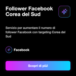 Follower Facebook Corea del Sud 🇰🇷 • Crescita Pagina - Follower Facebook Corea del Sud: Servizio per aumentare il numero di follower Facebook con targeting Corea del Sud