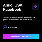 Amici Facebook USA 🇺🇸 • Richieste Amicizia - Amici USA Facebook: Servizio amici usa pensato per Facebook, gestito manualmente dal nostro team