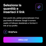 FOLLOWER - Seleziona la quantità e inserisci il link: Con pochi clic, potrai personalizzare il tuo pacchetto di follower. Scegli il numero esatto di follower desiderato e fornisci il link al tuo profilo