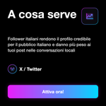 Follower X italiani - A cosa serve