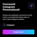Commenti Instagram Personalizzati ✍️ • Testi su Misura - Commenti Instagram Personalizzati ️: Servizio per pubblicare commenti con testi forniti o concordati dal cliente sotto un post o Reel Instagram pubblico