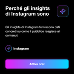 STORY IMPRESSION - Perché gli insights di Instagram sono: Gli insights di Instagram forniscono dati concreti su come il pubblico reagisce ai contenuti