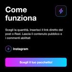 Commenti Instagram Arabi 🌍 • Engagement Post - Come funziona: Scegli la quantità. Inserisci il link diretto del post o Reel. Lascia il contenuto pubblico e i commenti abilitati