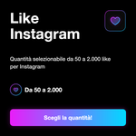 Like Instagram Armeni 🇦🇲 • Engagement e Visibilità - Like Instagram: Quantità selezionabile da 50 a 2.000 like per Instagram