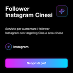 Follower Instagram Cinesi 🇨🇳 • Crescita Profilo - Follower Instagram Cinesi: Servizio per aumentare i follower Instagram con targeting Cina e area cinese