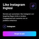Like Instagram Inglesi 🇬🇧 • Engagement e Visibilità - Like Instagram Inglesi: Servizio per aumentare i like Instagram con targeting Regno Unito e rendere l’engagement più coerente con un pubblico britannico