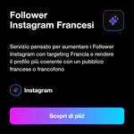 Follower Instagram Francesi 🇫🇷 • Crescita Profilo - Follower Instagram Francesi: Servizio pensato per aumentare i Follower Instagram con targeting Francia e rendere il profilo più coerente con un pubblico francese o francofono