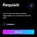 Commenti Instagram Tedeschi 🇩🇪 • Engagement Post - Requisiti: Il post o Reel deve essere pubblico, raggiungibile e con la funzione commenti attiva