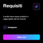 Follower Instagram Tedeschi 🇩🇪 • Crescita Profilo - Requisiti: Il profilo deve essere pubblico e raggiungibile dal link inserito