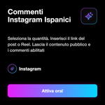 Commenti Instagram Ispanici 🌎 • Pubblico Latino - Commenti Instagram Ispanici: Seleziona la quantità. Inserisci il link del post o Reel. Lascia il contenuto pubblico e i commenti abilitati