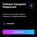 Follower Instagram Giapponesi 🇯🇵 • Crescita Profilo - Follower Instagram Giapponesi: Servizio per aumentare i follower Instagram con targeting Giappone