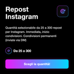 CONDIVISIONI/SHARE INSTAGRAM • Post e Reel - Repost Instagram: Quantità selezionabile da 25 a 300 repost per Instagram. Immediata, inizio condivisioni. Condivisioni permanenti (inviate via DM)