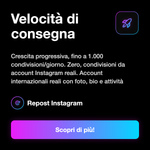 CONDIVISIONI/SHARE INSTAGRAM • Post e Reel - Velocità di consegna: Crescita progressiva, fino a 1.000 condivisioni/giorno. Zero, condivisioni da account Instagram reali. Account internazionali reali con foto, bio e attività